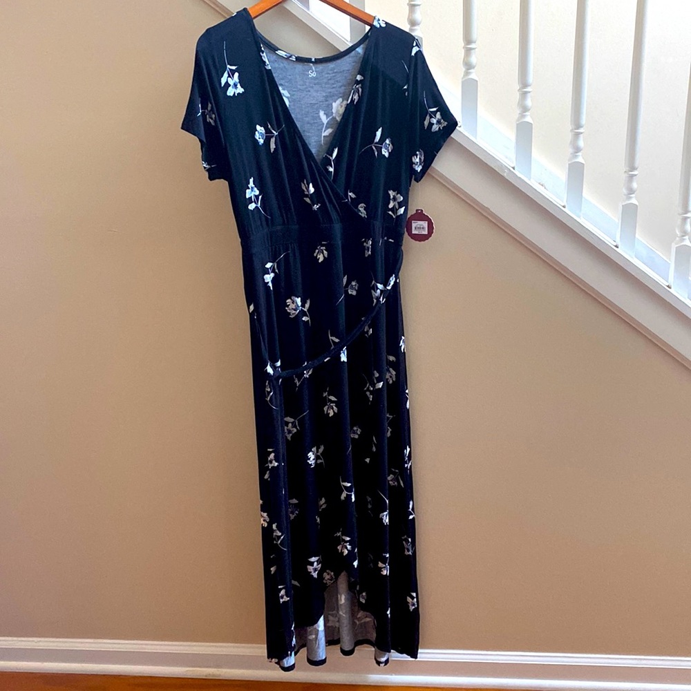 Brand New Large Faux Wrap Maxi Dress!